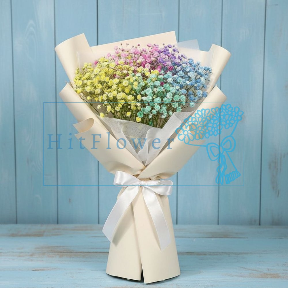 Букет цветов из: Гипсофила